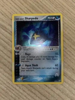Team Aqua's Sharpedo 5/95 Team Magma vs Team Aqua Holo Pokemon Card Lp/nm - Image 2