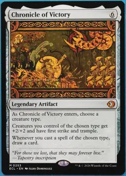Chronicle of Victory Lorwyn Eclipsed MINT Mythic Rare CARD (515405) ABUGames - Image 1
