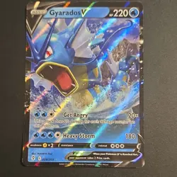 Pokemon Gyarados V Ultra Rare Holo SWSH07 Evolving Skies 028/203 Card - Image 1