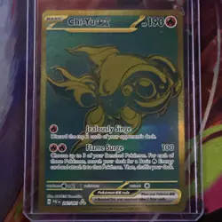 Pokemon TCG Chi-Yu ex 241/091 SV: Paldean Fates Hyper Rare Full Art Holo Card - Image 1