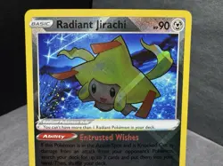Pokemon TCG: Radiant Jirachi 120/195 SWSH12: Silver Tempest Holo Card 2022 - Image 3