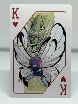 BUTTERFREE CATERPIE METAPOD - JAPANESE POKER CARD 2026 - POKEMON PSA CGC BGS TAG - Image 1