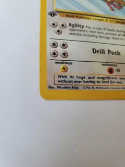 Fearow 36/64 1st Edition Jungle Set Pokemon Card WOTC Vintage Uncommon - Mp - Image 2