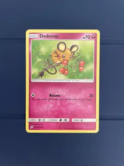 Dedenne 145/236 Common 2019 Pokemon Card Unified Minds Set Near Mint - Image 1
