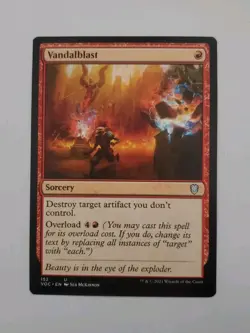 MTG Vandalblast - Commander: Innistrad: Crimson Vow (VOC) 152 Uncommon - Image 1