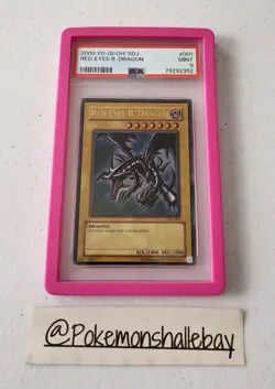 Red-Eyes B. Dragon - SDJ-001 *PSA 9 - MINT* Joey Starter Deck - Yugioh Card - Image 1