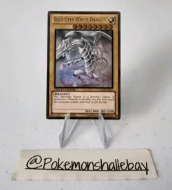 Blue-Eyes White Dragon - GLD5-EN001 *NM-MINT* Ghost Rare Yugioh Card - Image 1