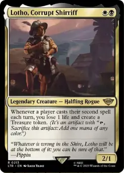 Lotho, Corrupt Shirriff Universes Beyond: the Lord of the Rings: Regular - Image 1
