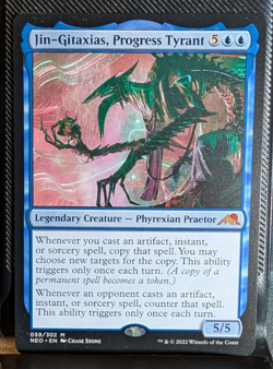 Jin-Gitaxias, Progress Tyrant - Kamigawa: Neon Dynasty - Image 1