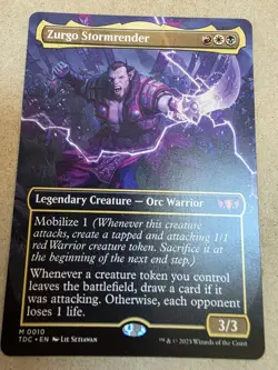 Zurgo Stormrender - (Borderless) Commander: Tarkir: Dragonstorm Regular - Mtg - Image 1