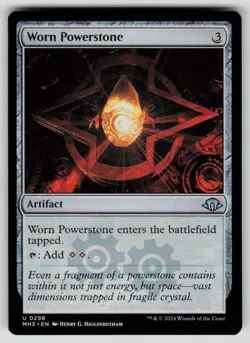 Worn Powerstone Uncommon Modern Horizons 3 298 MTG Near Mint 2024 - Image 1