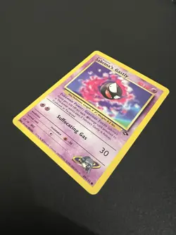 Sabrina’s Gastly 97/132 Gym Challenge Unlimited 2000 Pokemon Card Common NM - Image 3
