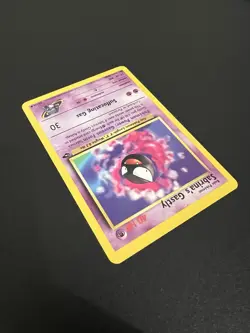 Sabrina’s Gastly 97/132 Gym Challenge Unlimited 2000 Pokemon Card Common NM - Image 4