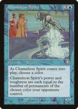 Chameleon Spirit 65 MTG NM - Mercadian Masques - Image 1