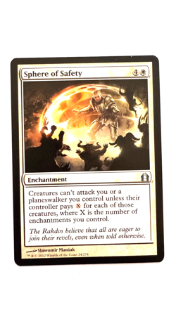 Sphere of Safety - 24/274 - Duskmourn - Regular - MTG - LP - Image 1