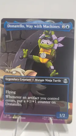 Donatello, Way with Machines (Borderless) U Teenage Mutant Ninja Turtles 197 NM - Image 1