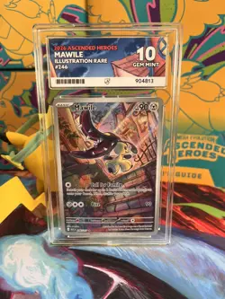 Pokemon TCG Mawile 246/217 Ascended Heroes Illustration Rare ACE 10 Perfect subs - Image 1