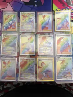 Pokemon Cards Rainbow Lot 12 Card Lot *Dragonite, Arceus, Trainers* - Image 1