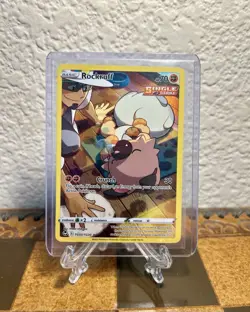 Rockruff TG07/TG30 Silver Tempest Full Art Ultra Rare Holo Pokemon Card NM - Image 1