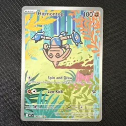 Pokemon Hitmontop 240/217 Rare Full Art ASC Basic 100HP English Card 2026 - Image 1