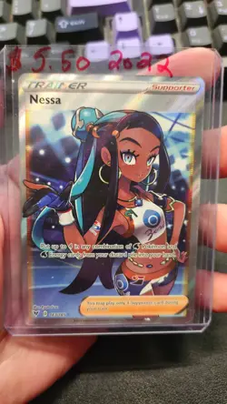 Pokemon Vivid Voltage Full Art Ultra Rare Nessa 183/185 NM/M - Image 1