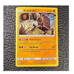 Pokemon TCG Stakataka SM209 Ultra Beast Promo Holo English LP - Image 1