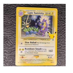 Pokemon TCG Light Toxtricity SWSH137 Sword & Shield Promo 25th Anniversary LP - Image 1