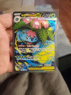 Pokemon Mega Venusaur ex Me01: Mega Evolution 155/132 Ultra Rare Full Art Holo - Image 1
