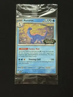 Aurorus 024/088 - Cosmo Holo - Pokemon Perfect Order Stamped Promo SEALED SWIRL! - Image 2