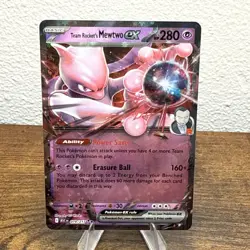 Pokemon TCG Team Rockets Mewtwo EX 79/217 Holo Ultra Rare Near Mint - Image 1