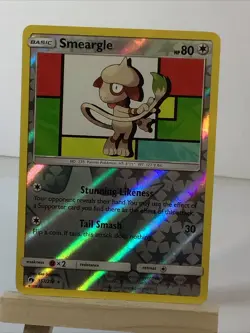 Pokemon Smeargle Card 157/214 Reverse Holo Rare Lost Thunder - Image 2