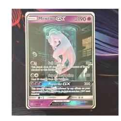 Pokemon Mewtwo GX 78/73 Shining Legends Shiny Holo Rare ‘Mewtube’ - Image 1