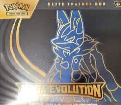 New Pokemon TCG: Mega Evolution Factory Sealed ETB Lucario - Image 1