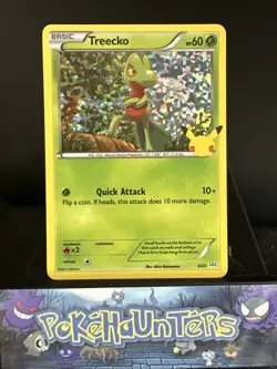 Pokemon Card Treecko 3/25 McDonalds 25th Anniversary Promo 2021 NM - Image 1