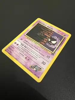 Sabrina’s Gastly 96/132 Gym Challenge Unlimited 2000 Pokemon Card Common NM - Image 3