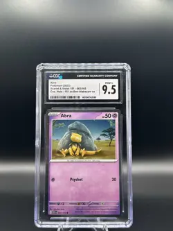 Abra CGC 9.5 Scarlet & Violet 151 063/165 Cosmos Holo - Pokemon TCG - Image 1