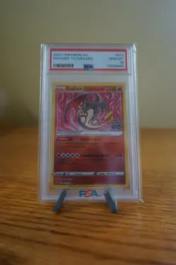 2022 Pokemon Go Radiant Charizard 011/078 PSA 10 Mint - Image 1