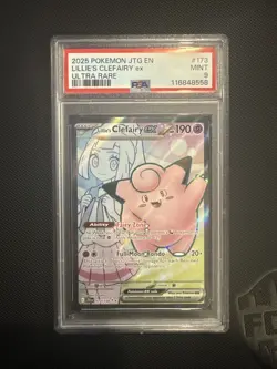 Pokemon TCG Lillie's Clefairy EX 173/159 Sv09: Journey Together PSA 9 Lot - Image 4