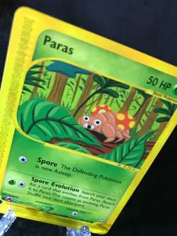 Paras 099/147 Aquapolis Common Pokemon TCG NM Never Played - Image 2