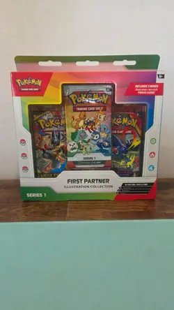 Pokemon TCG First Partner Illustration Collection Series 1 Box SEALED. - Image 1