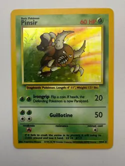 Pinsir 9/64 Jungle Pokemon Unlimited Holo Near Mint - Image 1