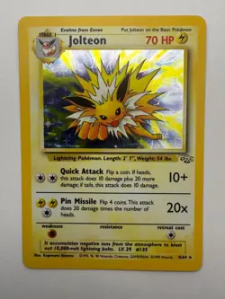 Jolteon 4/64 Jungle Pokemon Unlimited Holo Near Mint - Image 1