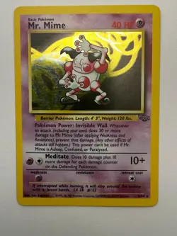 Mr. Mime 22/64 Rare Jungle Pokemon Unlimited Near Mint - Image 1