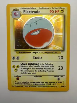 Electrode 2/64 Jungle Pokemon Unlimited Holo Near Mint - Image 1
