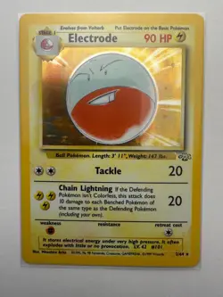 Electrode 2/64 Jungle Pokemon Unlimited Holo Near Mint - Image 1