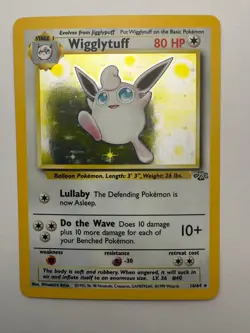 Wigglytuff 16/64 Jungle Pokemon Unlimited Holo Near Mint - Image 1