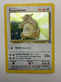Kangaskhan 5/64 Jungle Pokemon Unlimited Holo Near Mint - Image 1