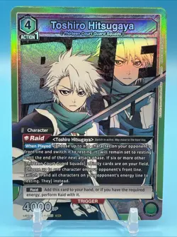 UNION ARENA BLEACH UE01BT/BLC-1-085 SR Toshiro Hitsugaya ENGLISH - Image 1