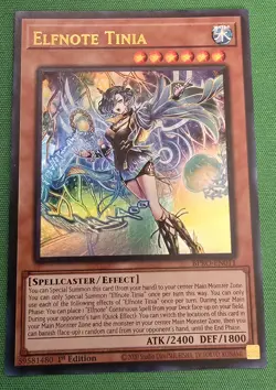 Yugioh Elfnote Tinia BPRO-EN011 Burst Protocol 1st Edition - Image 1
