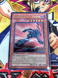 Destiny Hero - Dasher potd-en017 1st Edition (VLP/LP) Ultimate Rare Yu-Gi-Oh! - Image 1